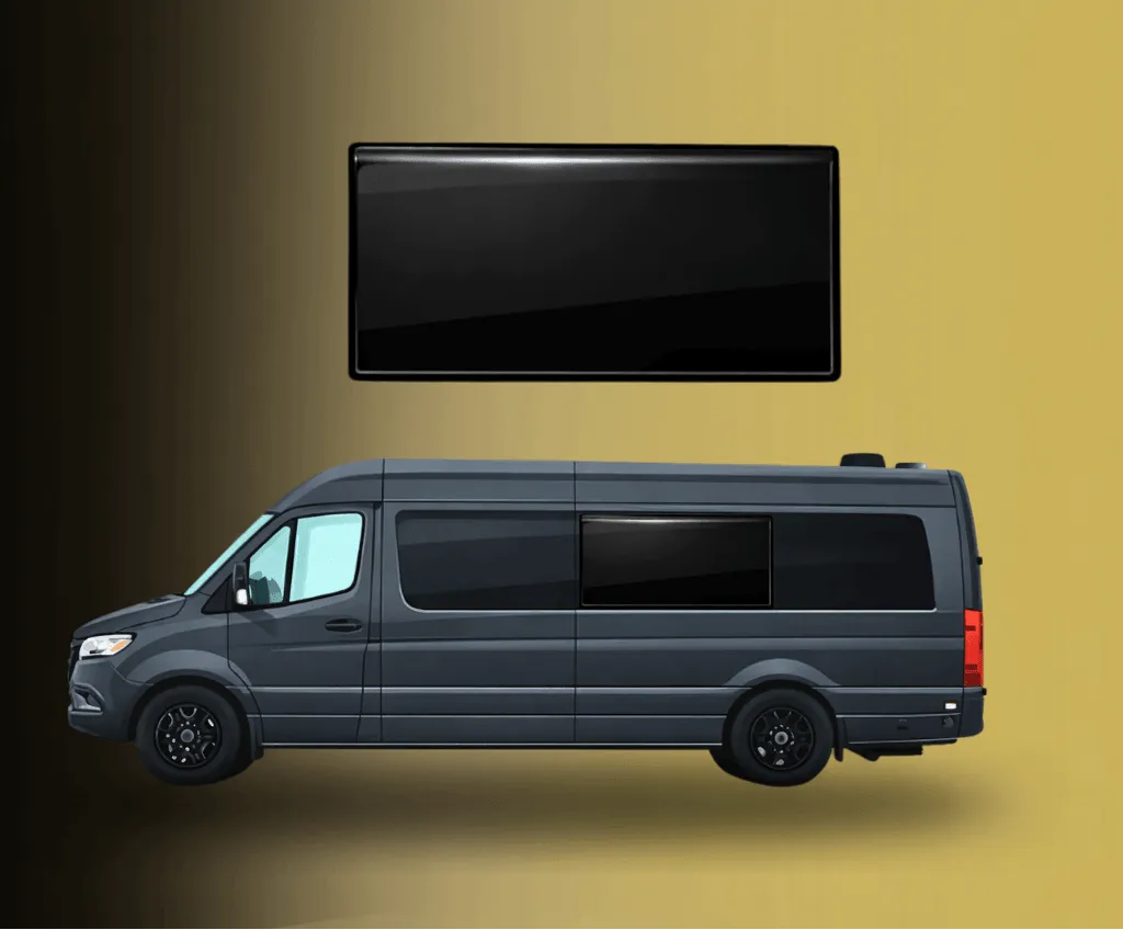 Glacier View 170 Sprinter Mid Driver-Side Solid Window