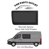 Glacier View Sprinter Driver Side Solid Window