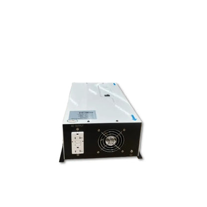 Side view of Bear Power 2000W ultra-thin inverter showing compact wall-mount profile for van electrical bay