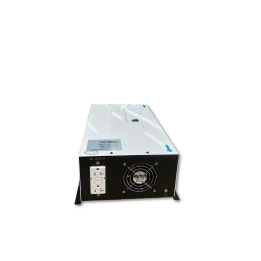 Side view of Bear Power 2000W ultra-thin inverter showing compact wall-mount profile for van electrical bay