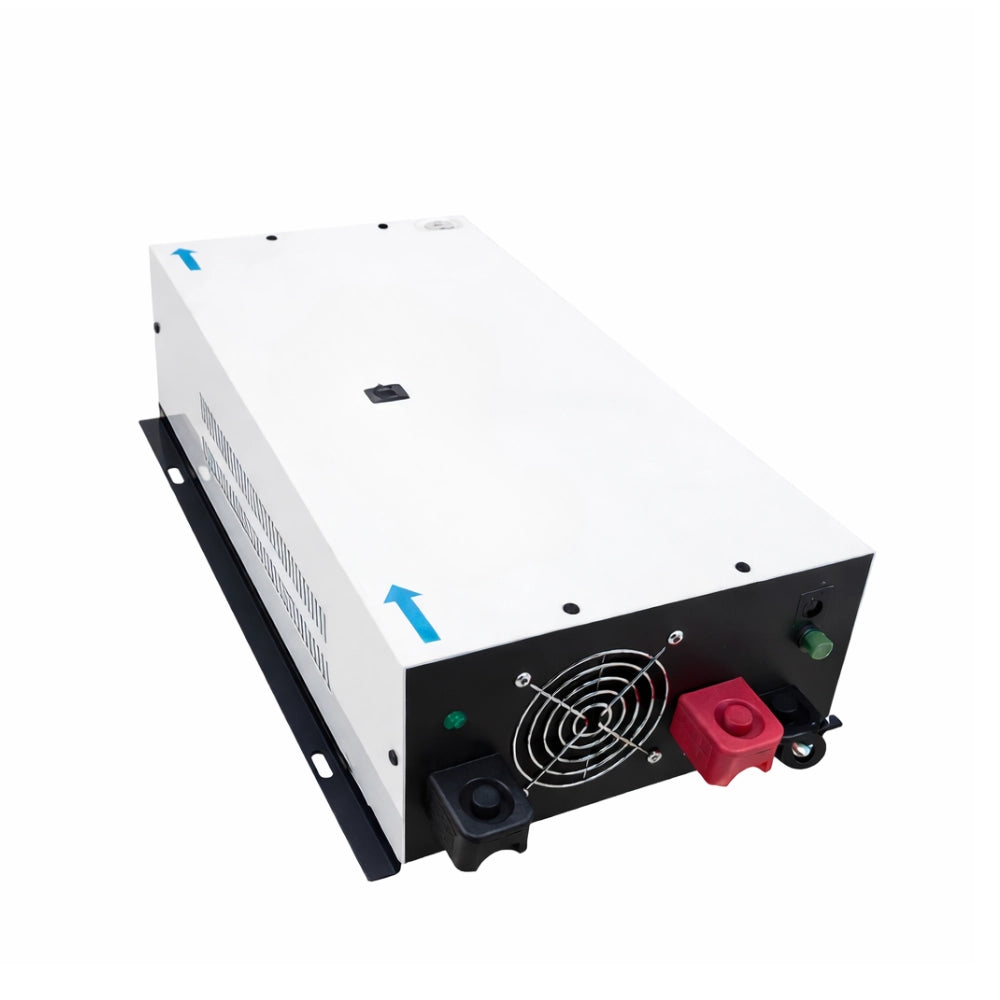 Bear Power 2000W pure sine wave inverter charger, 12V DC to 110V AC, for camper van, RV, and off-grid solar power systems