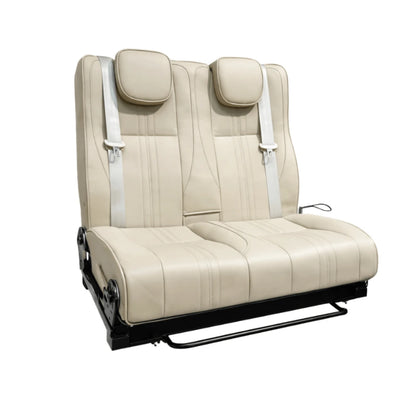 NovaLux Duo SX 33 inch convertible double swivel van seat to bed for Sprinter, ProMaster, and Transit conversions