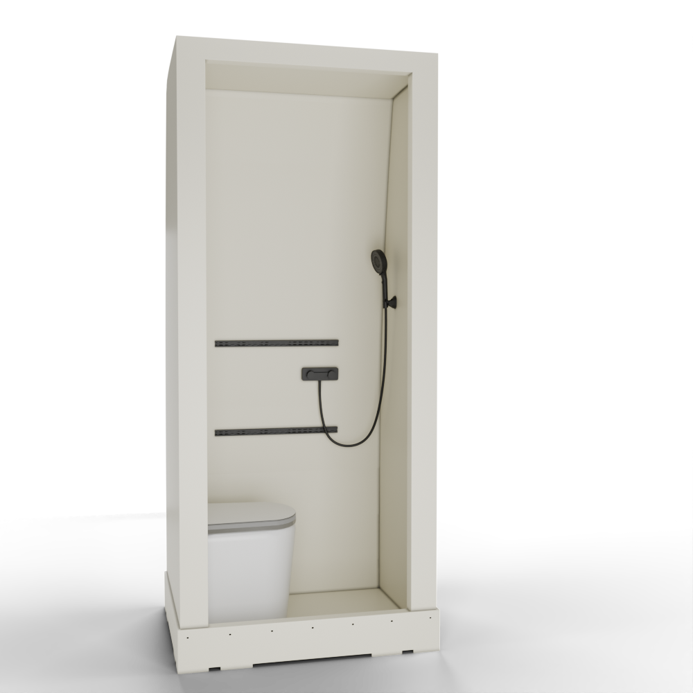 Vankea S 28" (720mm) Aluminum Shower for Sprinter, Transit & ProMaster