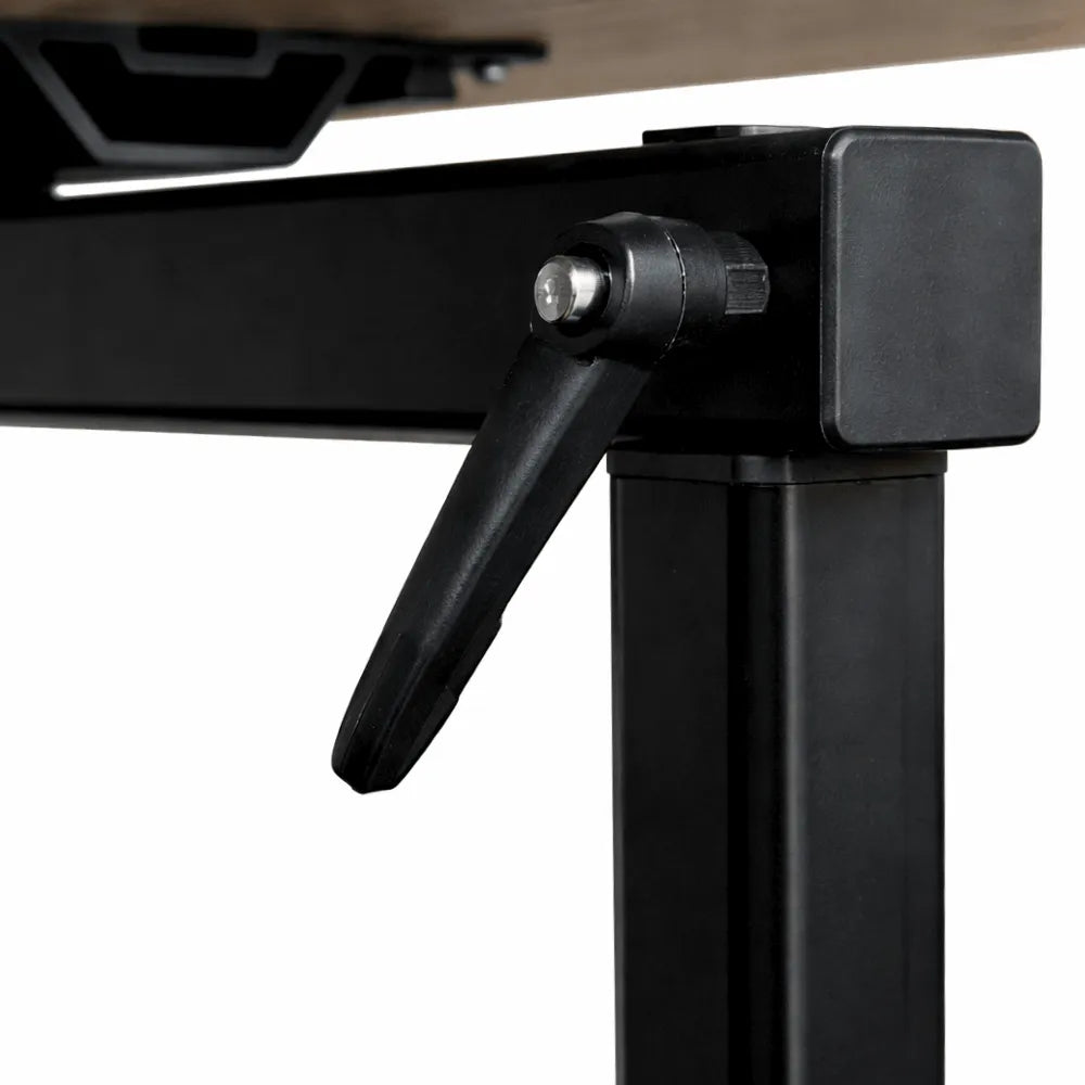 VanTrix swivel table kit in silver finish with heavy-duty steel construction for van conversions