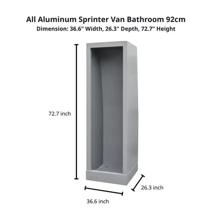 Vankea 36" Aluminum Camper Van Shower
