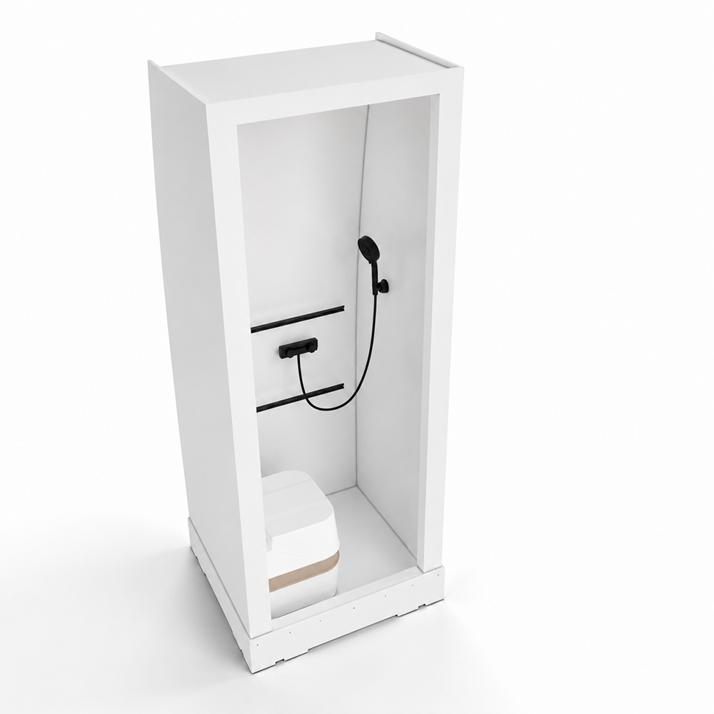 Vankea XS 25" (620 mm) Aluminum Shower for Sprinter, Transit & ProMaster