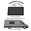 Glacier View Sprinter Mid Passenger-Side Solid Window