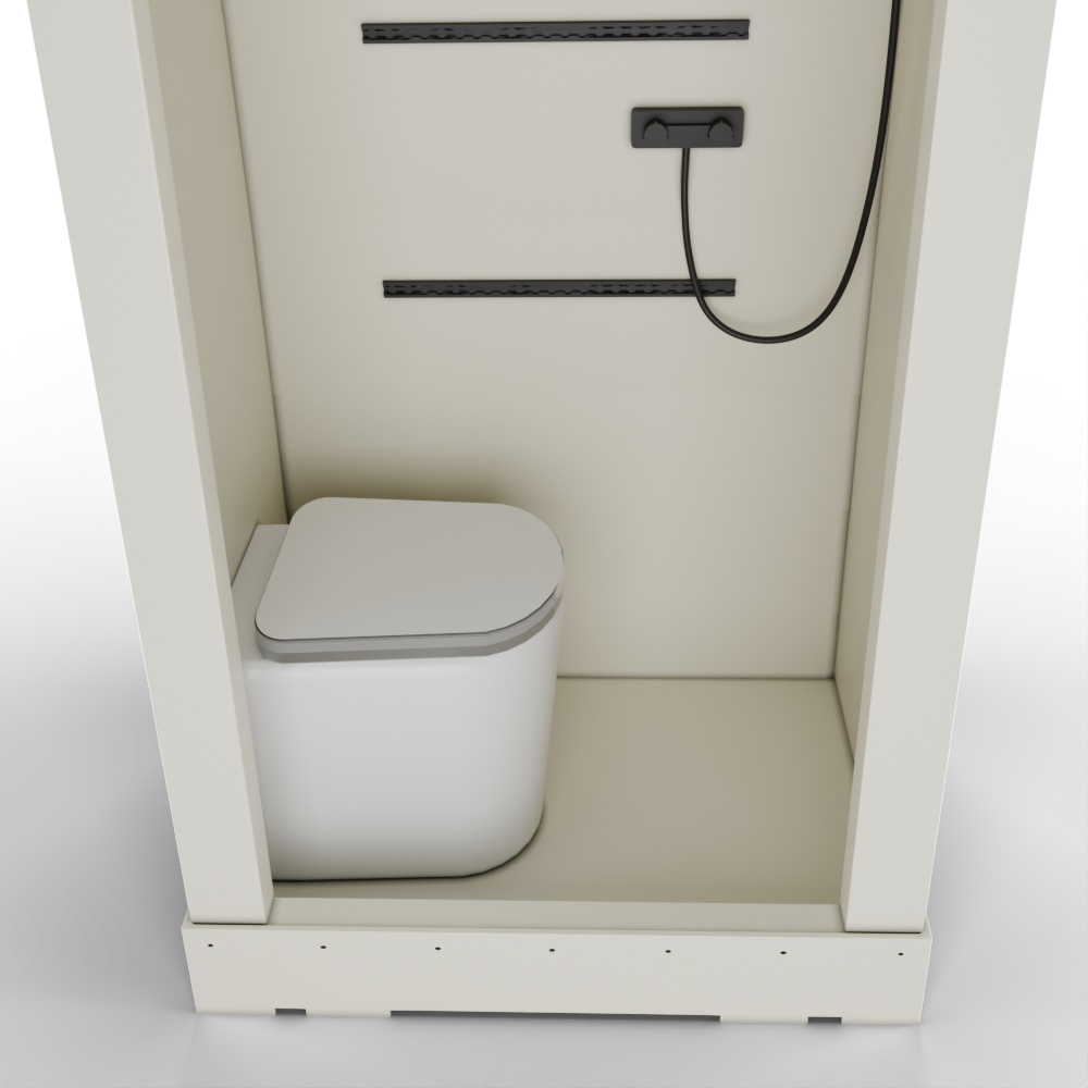 Vankea S 28" (720mm) Aluminum Shower for Sprinter, Transit & ProMaster