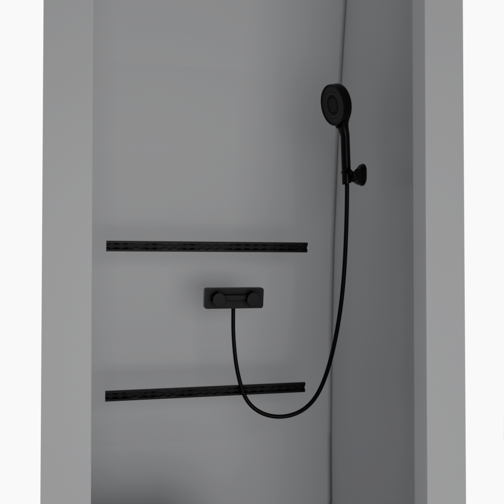 Vankea XS 25" (620 mm) Aluminum Shower for Sprinter, Transit & ProMaster