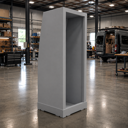 Vankea XS 25" (620 mm) Aluminum Shower for Sprinter, Transit & ProMaster