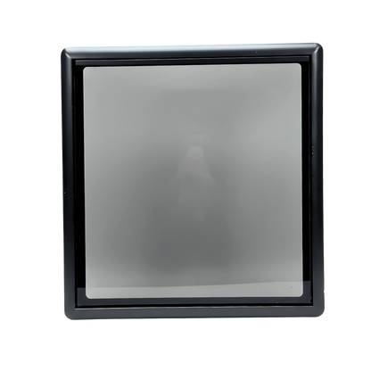 Glacier View 50x50cm flat awning window dimensions reference for DIY Sprinter, Transit, ProMaster install