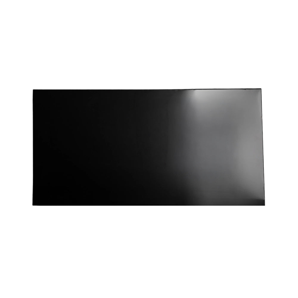 Glacier View passenger door solid window aluminum frame and tempered safety glass detail