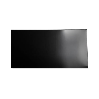 Glacier View passenger door solid window aluminum frame and tempered safety glass detail