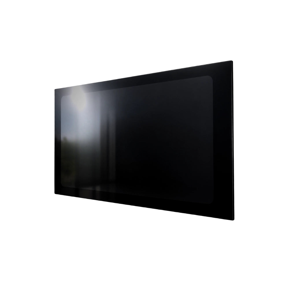 Glacier View Sprinter passenger door window installed for improved visibility in camper van