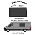 Glacier View Sprinter Mid Driver-Side Solid Window