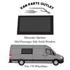 Glacier View Sprinter Mid Passenger-Side Solid Window