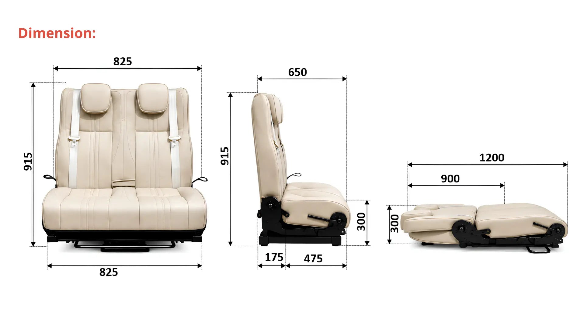 Product dimensions