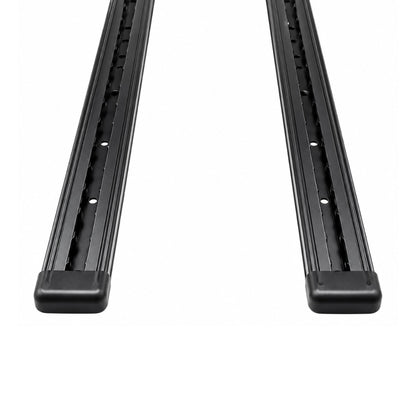 Twin aircraft-style aluminum floor tracks for NovaLux van seats — Sprinter, Transit, ProMaster