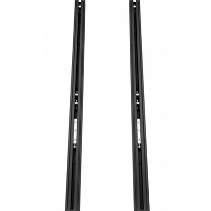 Floor track locking pin mechanism detail for NovaLux van seat slide system