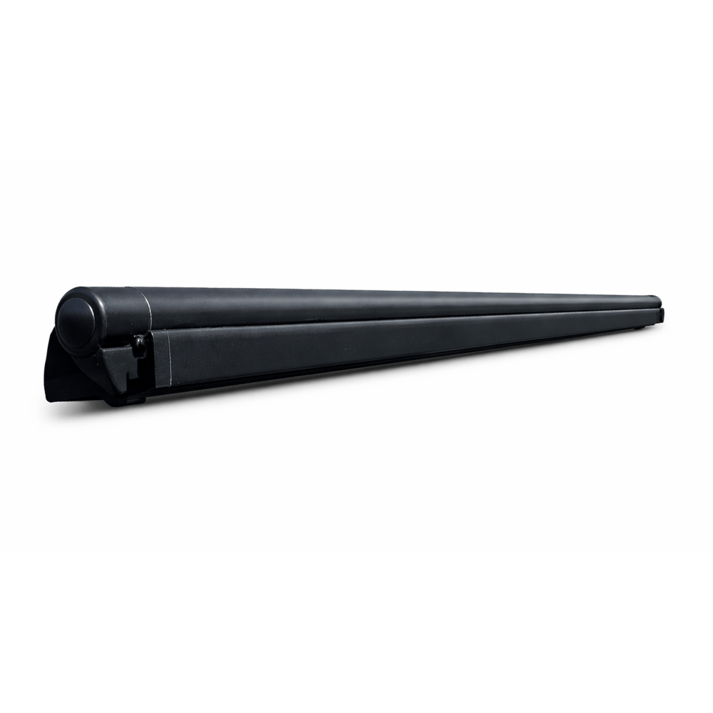 Vantrix manual side-mounted awning with leg supports for camper van, Sprinter, Transit, and ProMaster