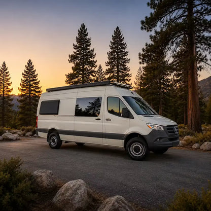 Glacier View Sprinter Passenger Side Solid Window
